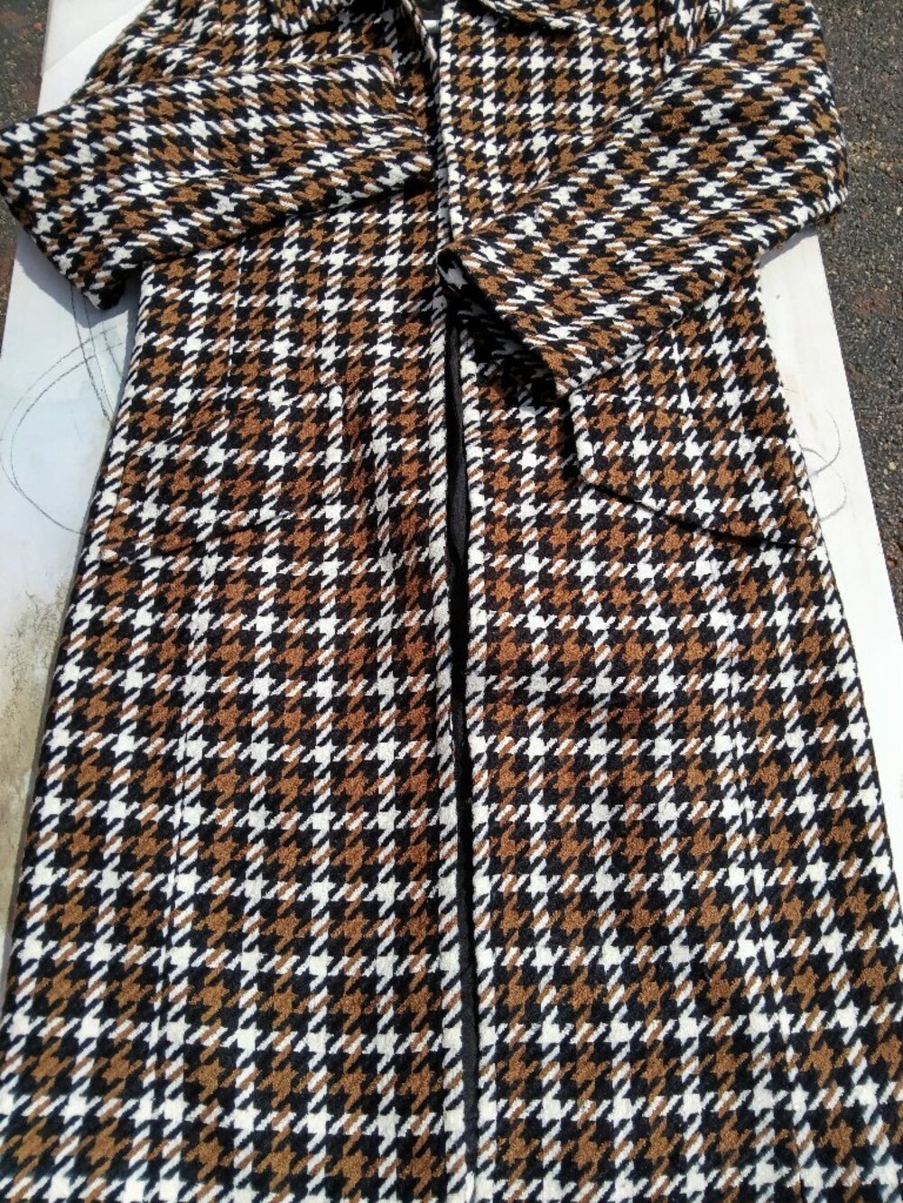 Vintage maxi trench coat, by Jaclyn Smith